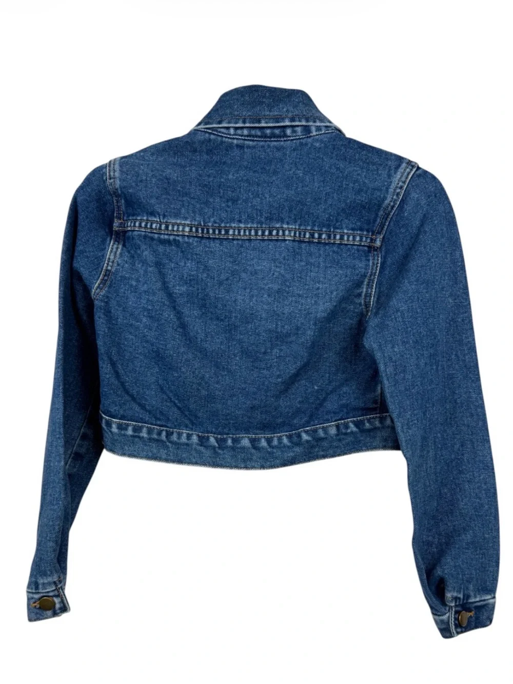 Vintage SWAT kids cropped denim jacket size 7